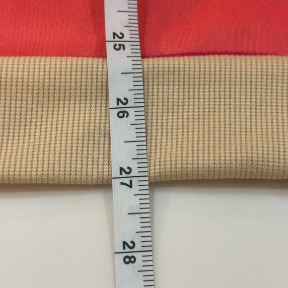 XUERUAI Colorful Striped Pullover Hoodie Ribbed Cuffs and Waist Size Medium NWT - Picture 7 of 9